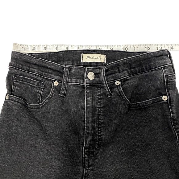 Madewell 9" High Rise Skinny Jeans Faded Black Size 29.‎ - Picture 11 of 11